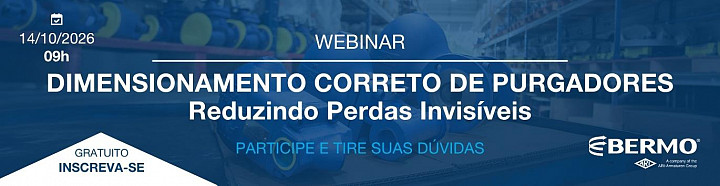 14/10/2026 - Dimensionamento Correto de Purgadores – Reduzindo Perdas Invisíveis