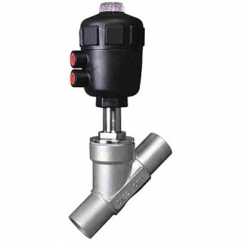 Válvula Angular Pneumática Soldada H-3600t
